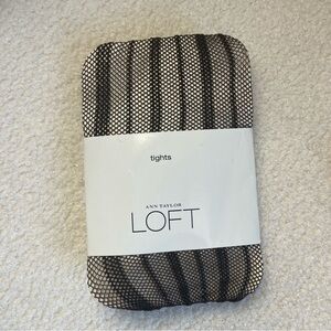 LOFT Fishnet Tights Dark Chocolate - Medium